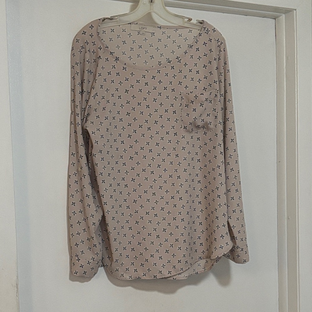 Loft patterned Long Sleeve Top